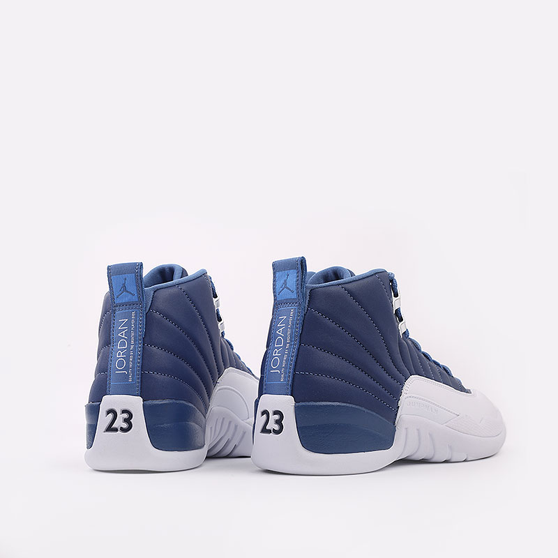 мужские синие кроссовки Jordan 12 Retro 130690-404 - цена, описание, фото 5